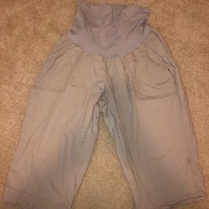 Plus size Maternity capri